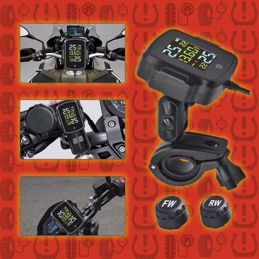 Gearelec Tire Pressure Monitoring System With QC 3.0 Fast Charging