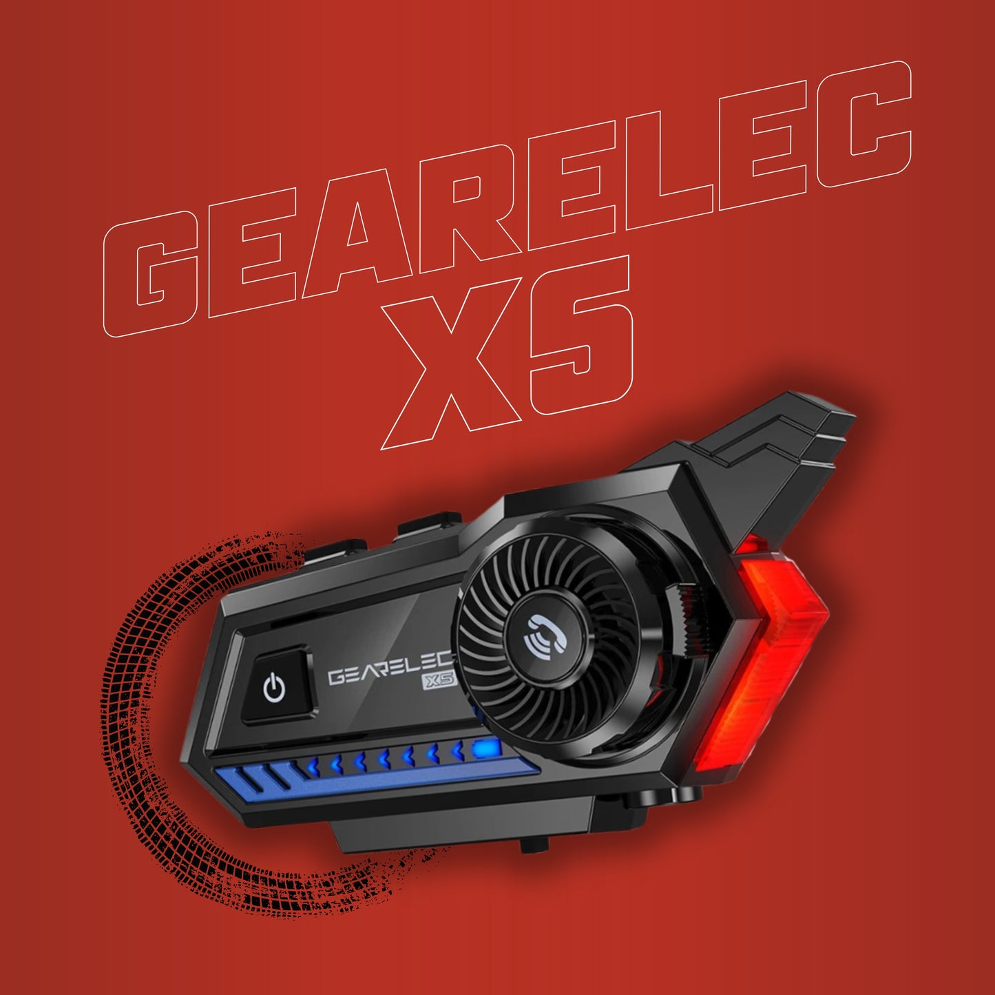 GEARELEC X5 Motorcycle Helmet Headset