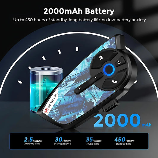 GEARELEC X4 helmet bluetooth headset