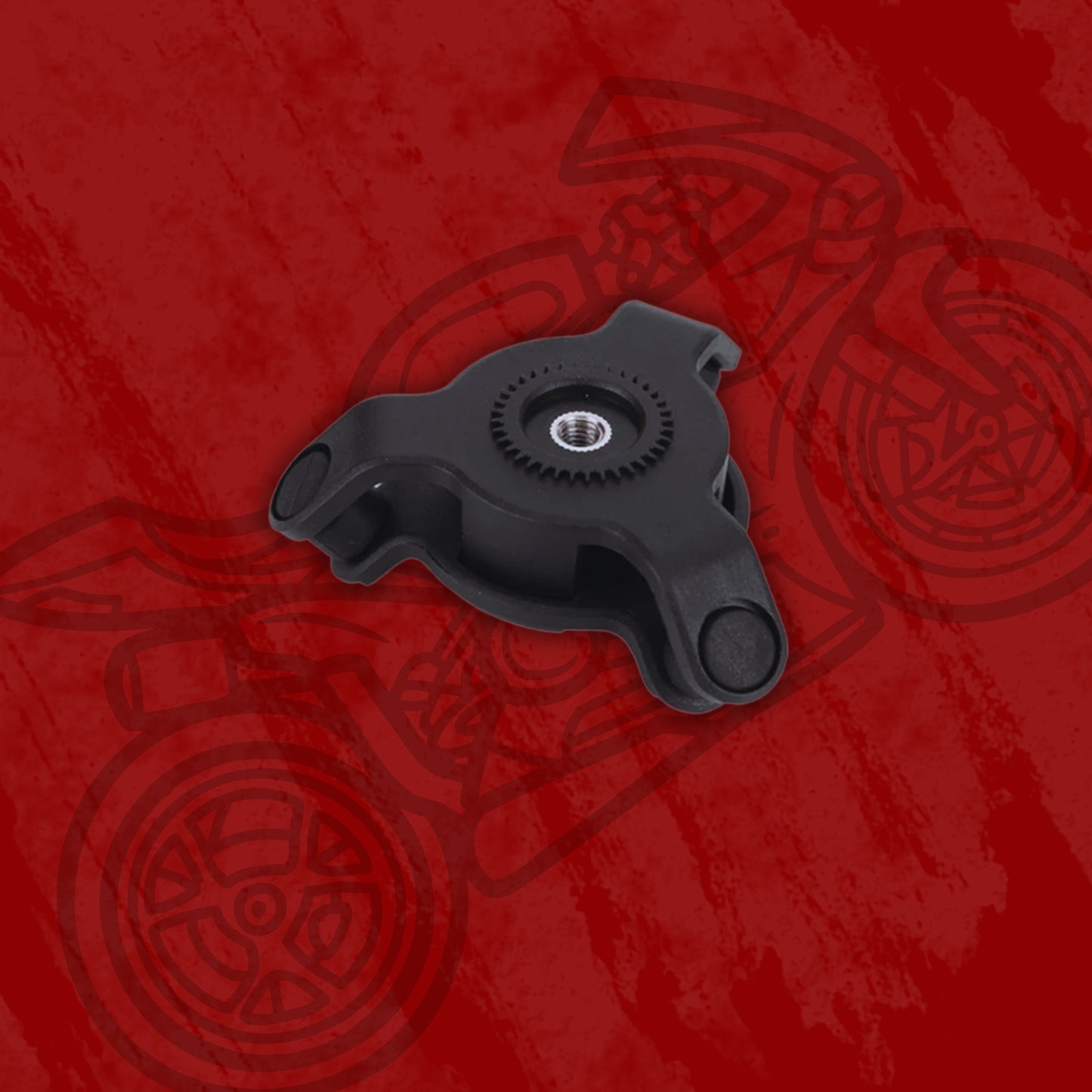 Quadlock phone mount for motorcycle