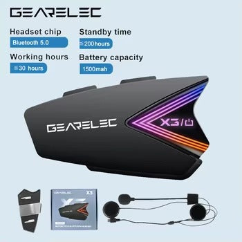 GEARELEC X3 helmet bluetooth headset